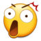 Astonished Face emoji on Samsung